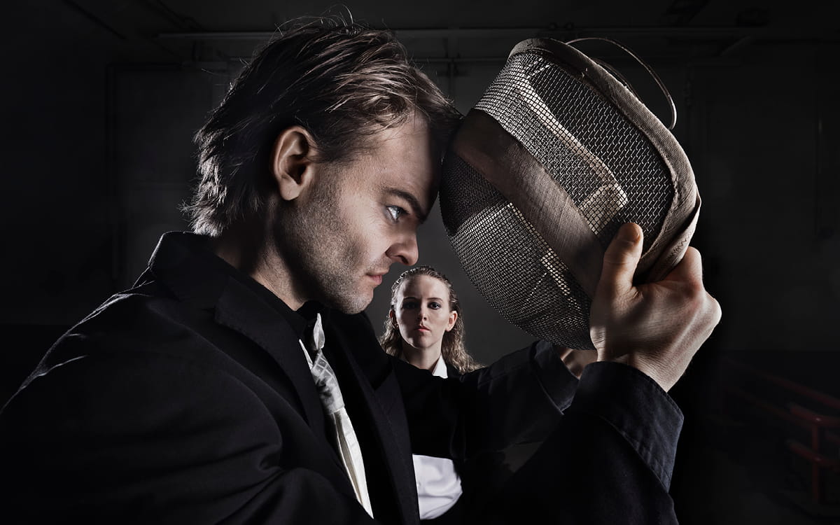 Jesper Fransson och Sonia Haga skall spela Hamlet och Ofelia då vi sätter upp Shakespeares klassiker