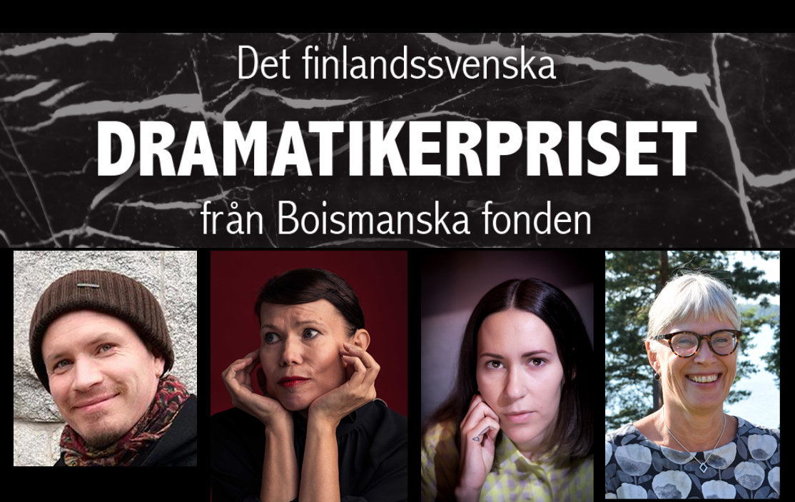 Skicka in nyuppsatta manus för att tävla om det stora finlandssvenska dramatikerpriset ur Boismanska fonden